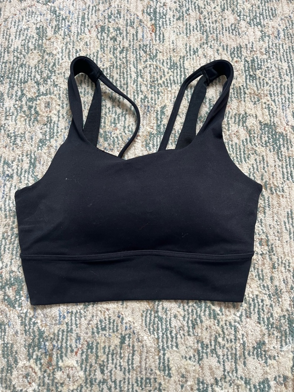 Nike Black Double-Strap Sports Bra